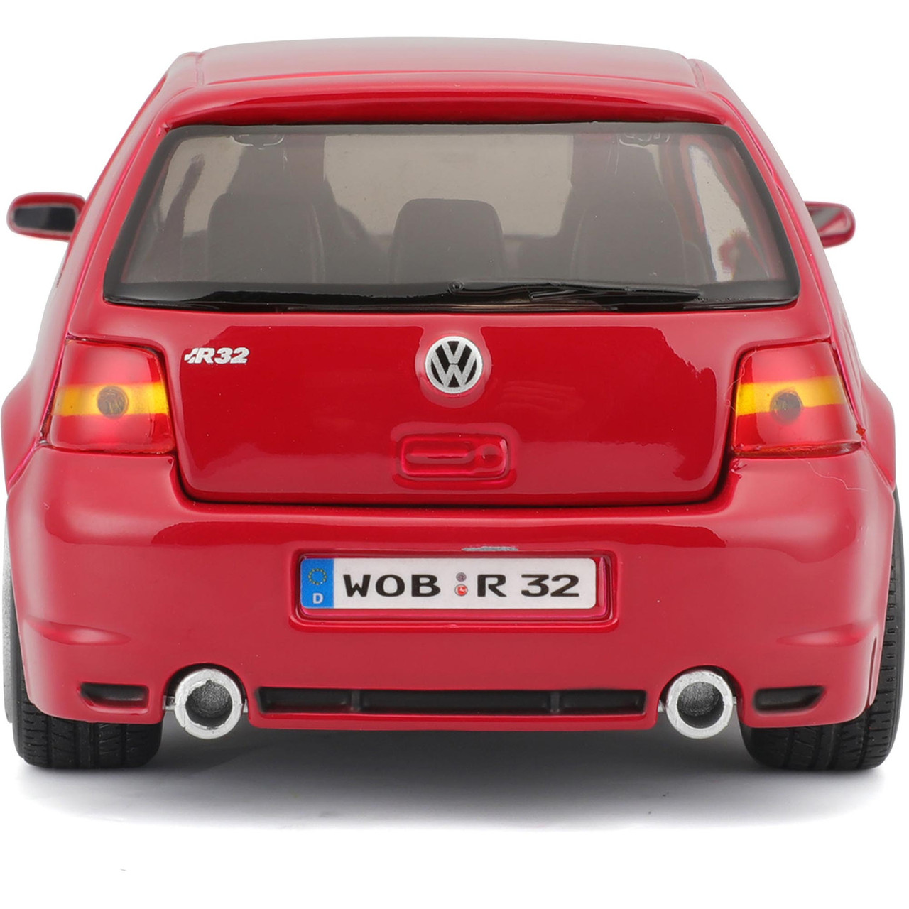Maisto Volkswagen VW Golf R32 Rot 1:24 : : Jeux et Jouets
