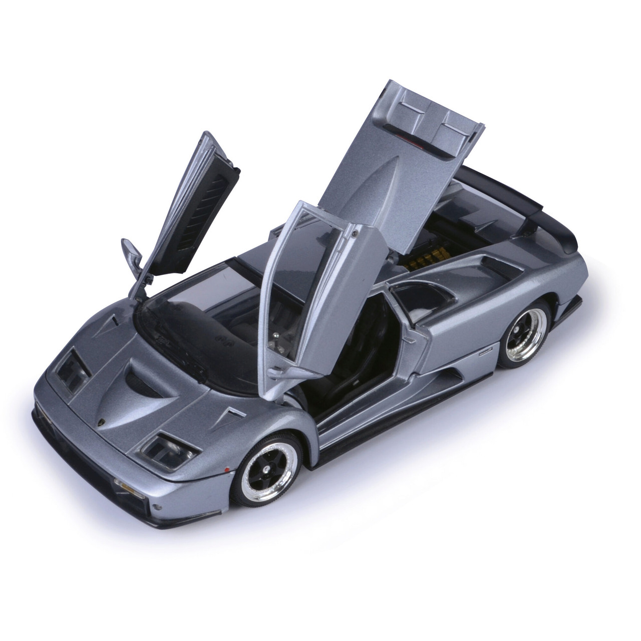 Lamborghini Diablo GT Grey Diecast Model Car | Motormax