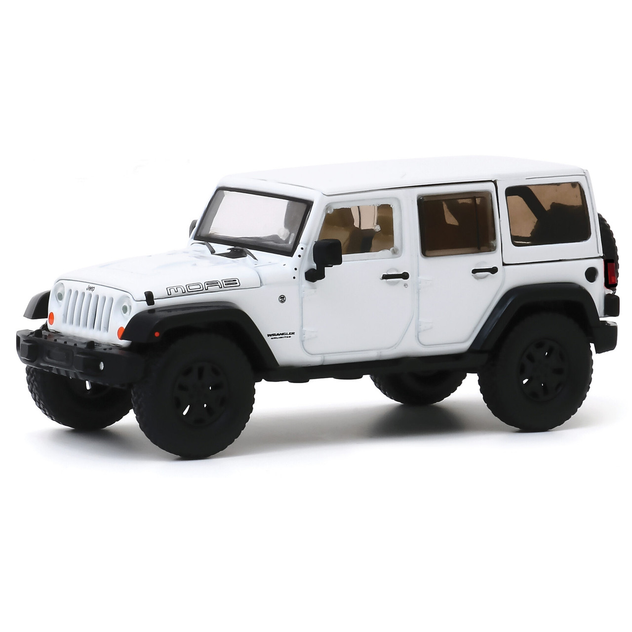 diecast jeep wrangler unlimited white