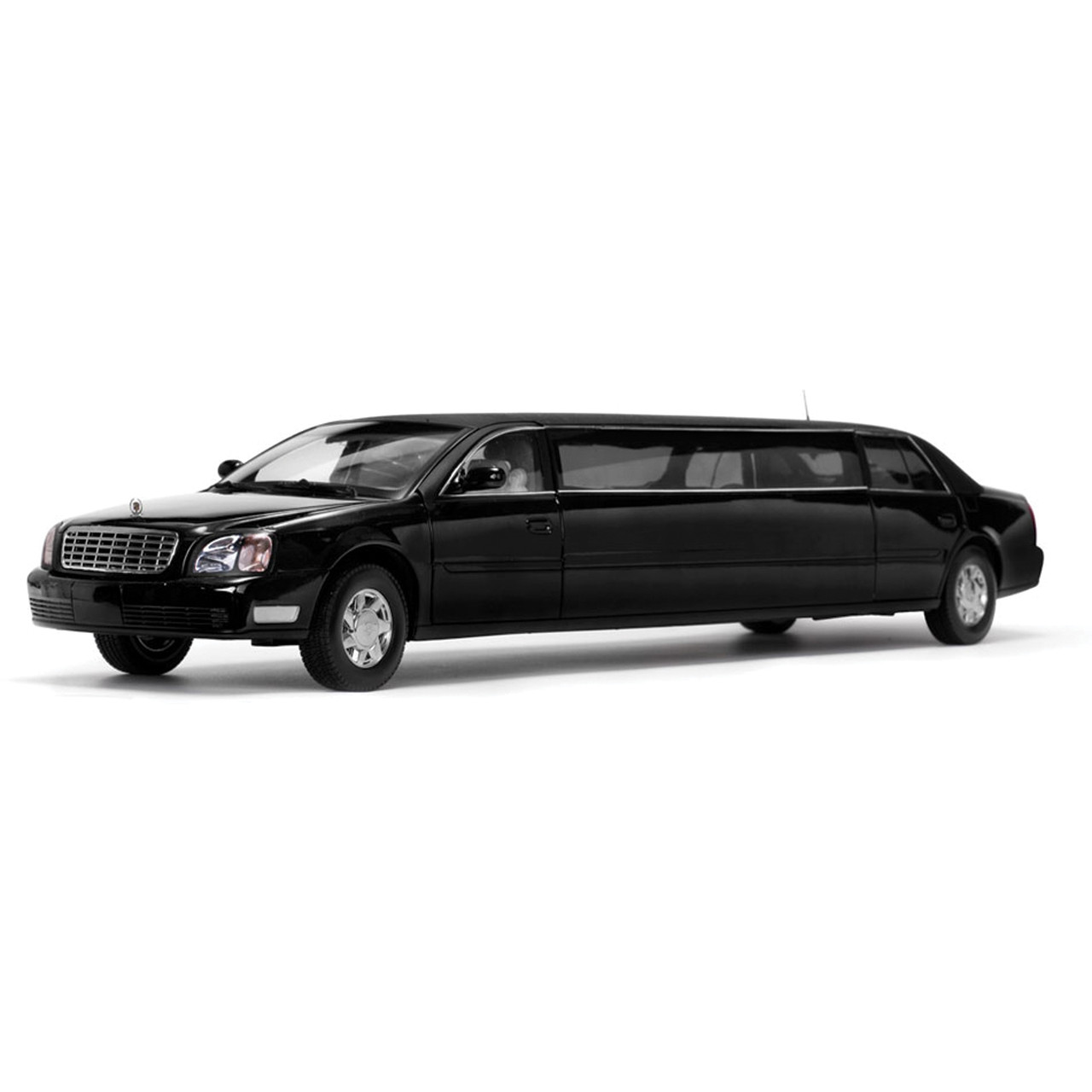 2004 Cadillac Deville Limousine Black Diecast Model Car | Sunstar