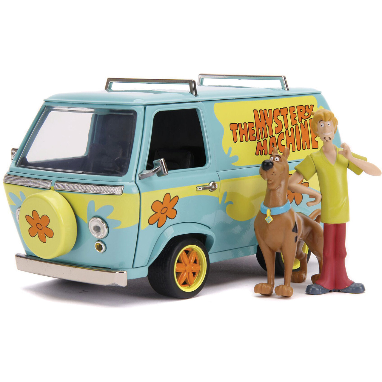 The Mystery Machine with Shaggy and Scooby-Doo Figurines