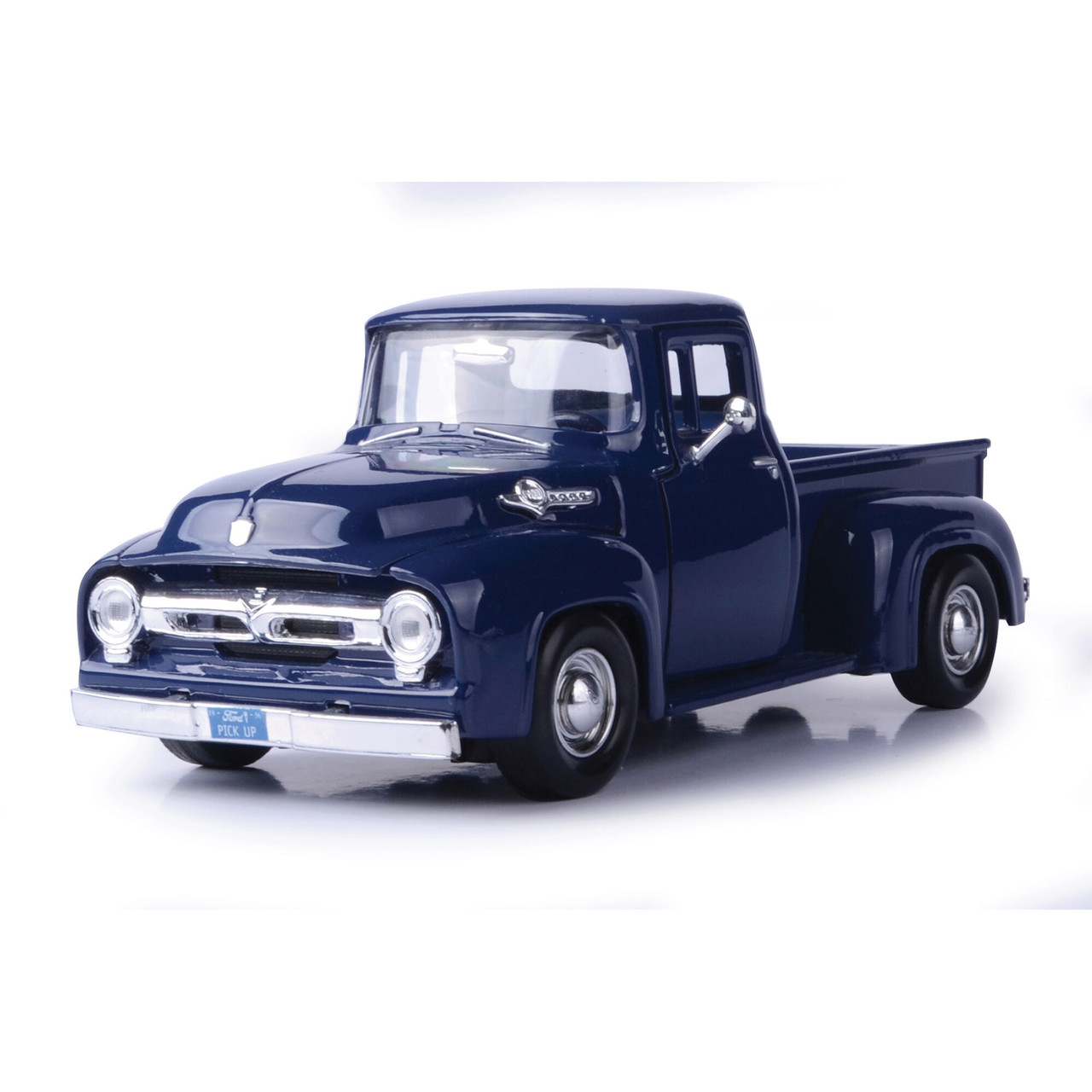ミニカー FORD F-100PICKUP 1956 1956 Ford F-100 Pickup Dark Blue Diecast Model Truck | Motormax