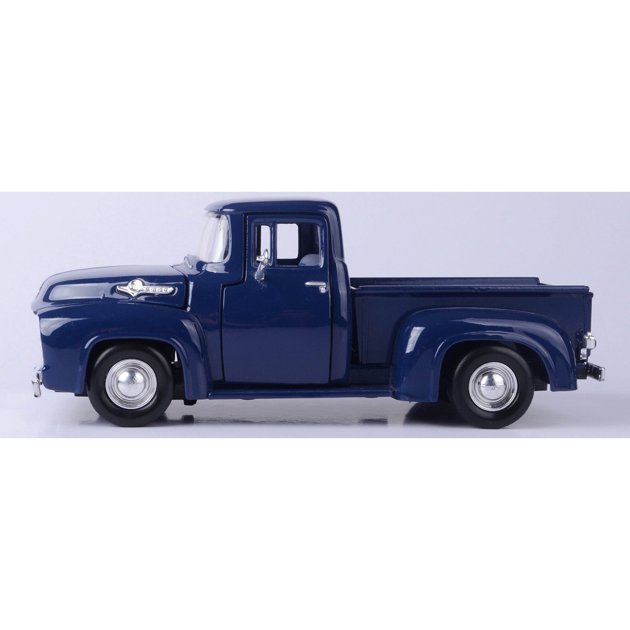 1956 Ford F-100 Pickup Dark Blue Diecast Model Truck | Motormax