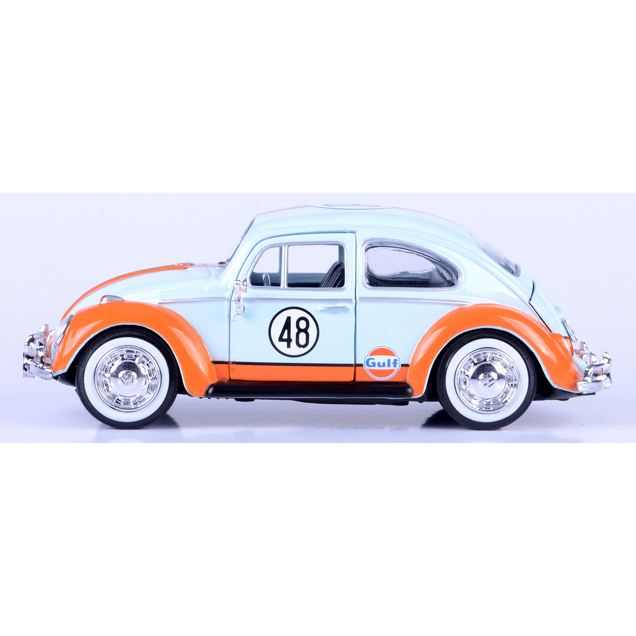 1966 Volkswagen Beetle with Gulf Livery Diecast Model Car | Motormax