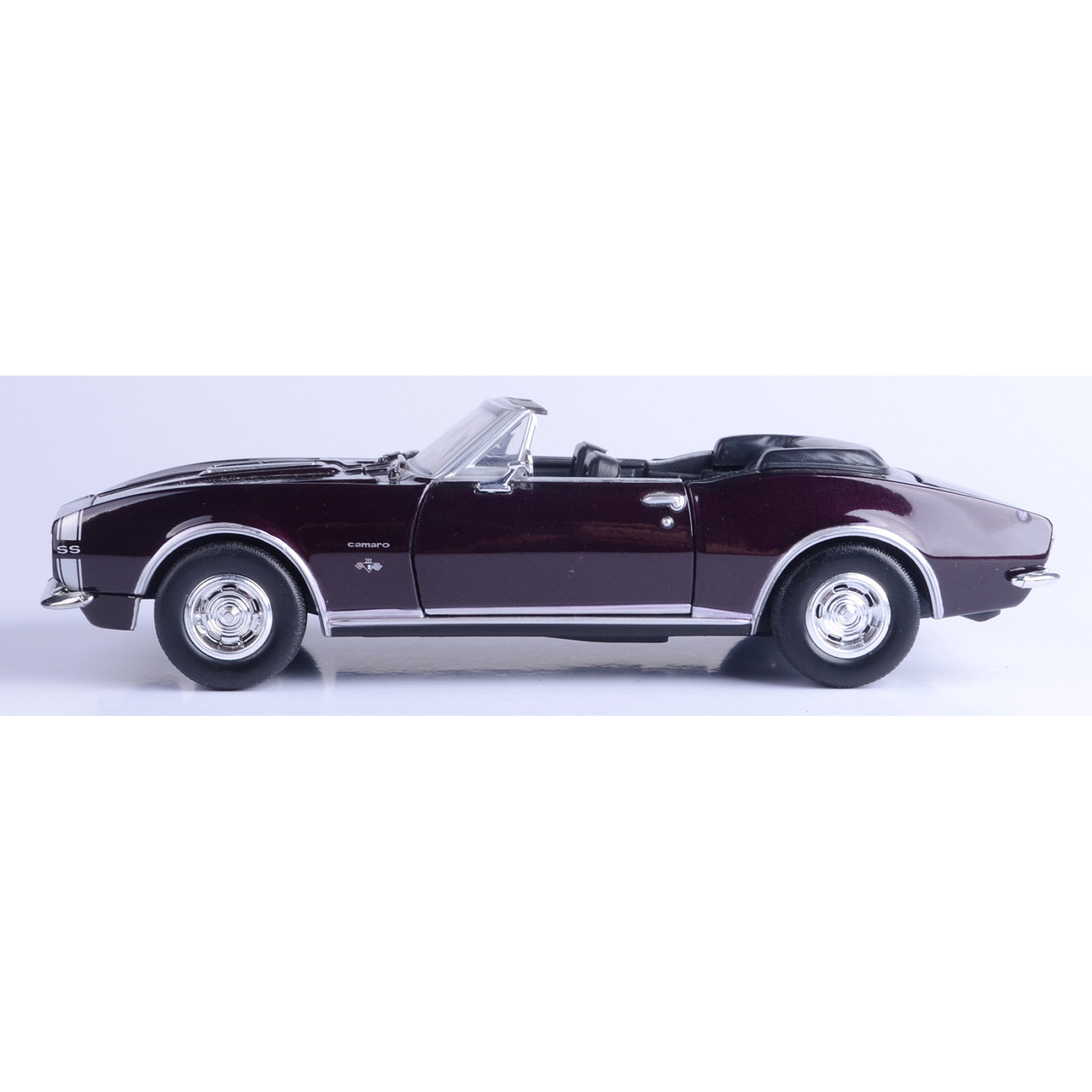 1967 Chevy Camaro SS Convertible - Burgundy 1:24 Scale Diecast Model Car by  Motormax