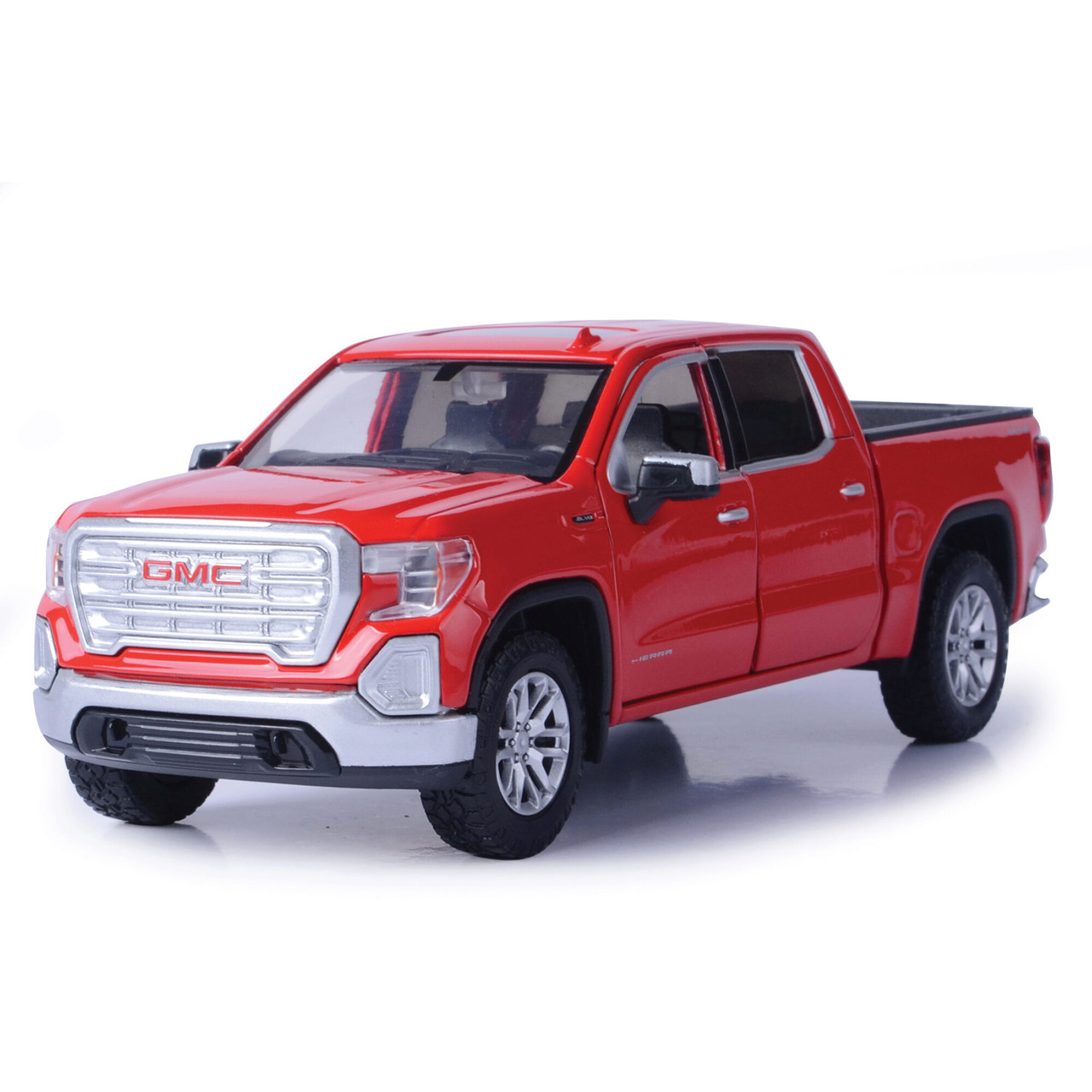 2019 GMC Sierra 1500 SLT Crew Cab - Cardinal Red 1:27 Scale Diecast Model  Truck by Motormax