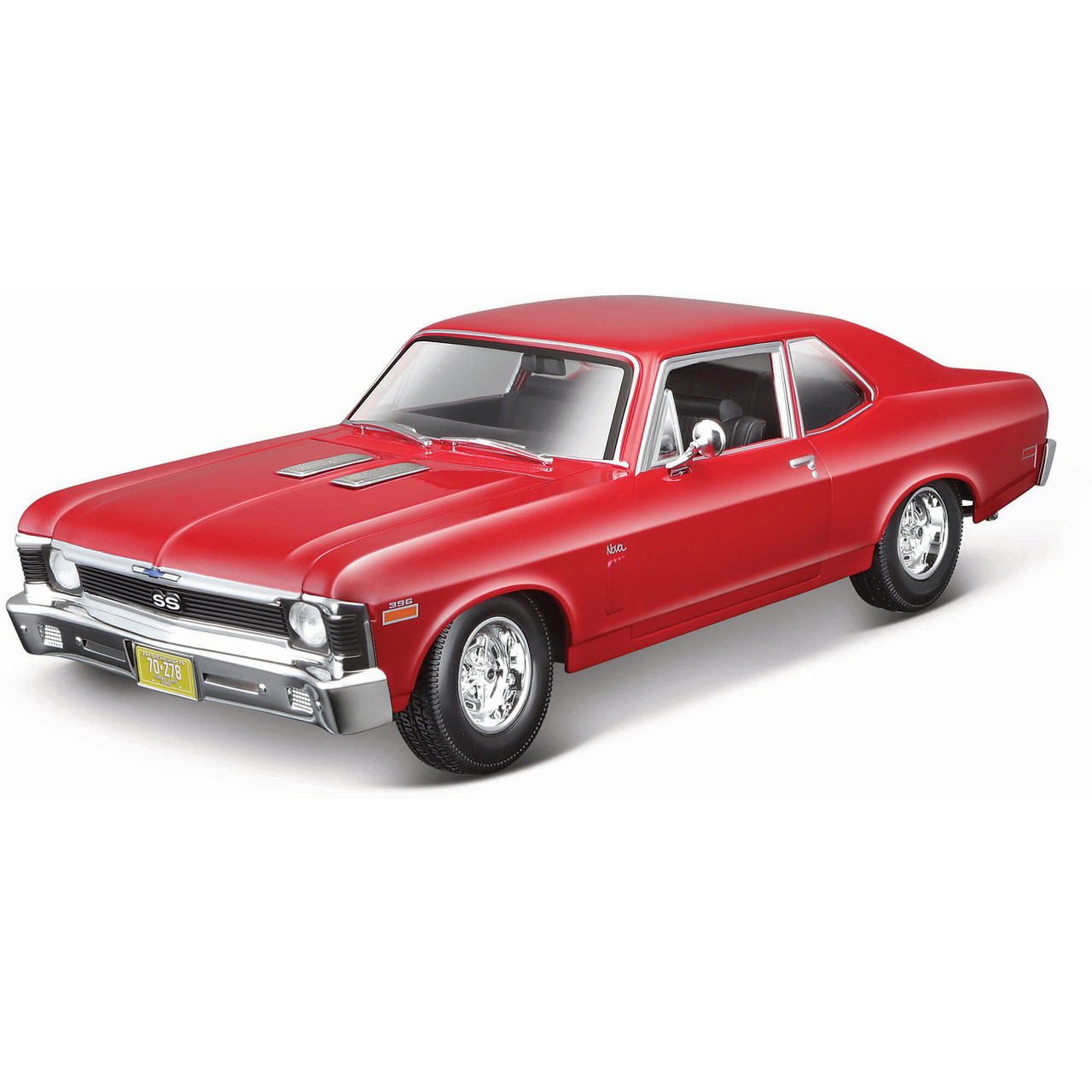 1970 Chevrolet Nova SS Coupe Red 118 Scale Diecast