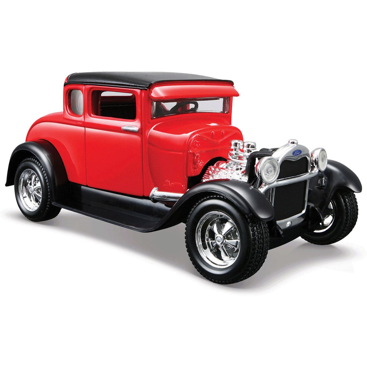 1929 Ford Model A 1:24 ミニカー アウトロー 1929 Ford Model A Red Diecast Model Car | Maisto