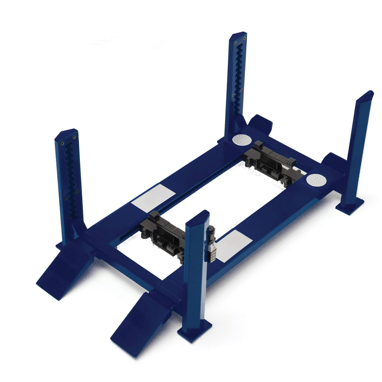 ミニカー GREENLIGHT 1:18 Four-Post Lift Greenlight 1:18 Adjustable Four-post lift blue for Model