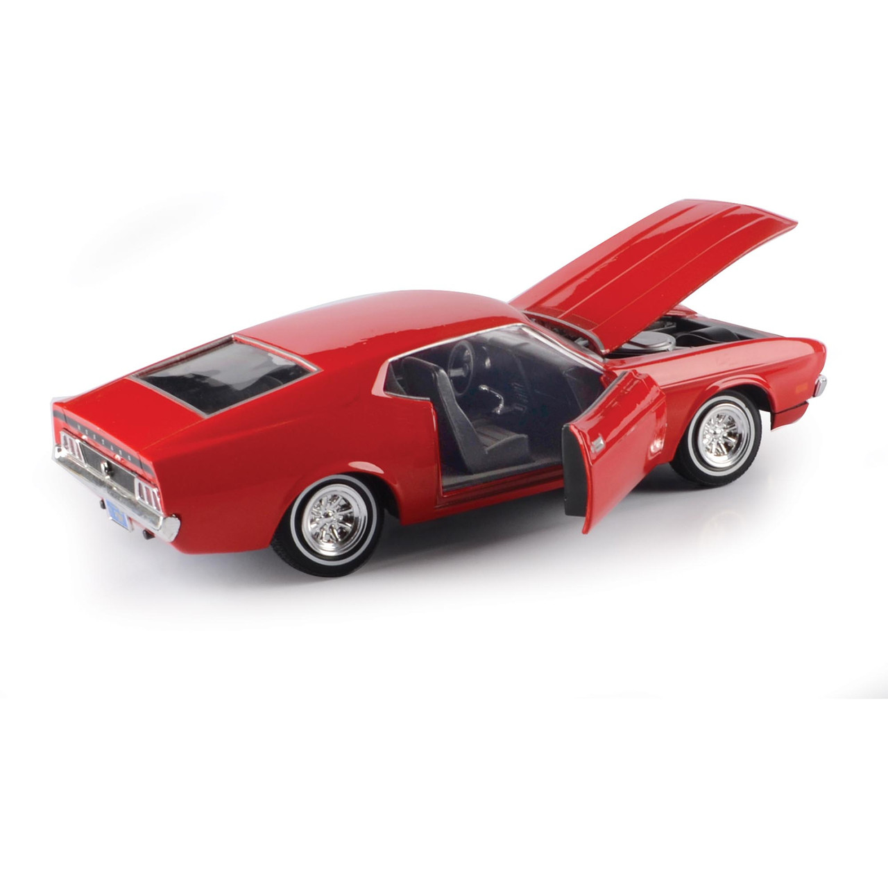 1971 Ford Mustang Sportsroof Red Diecast Model Car | Motormax