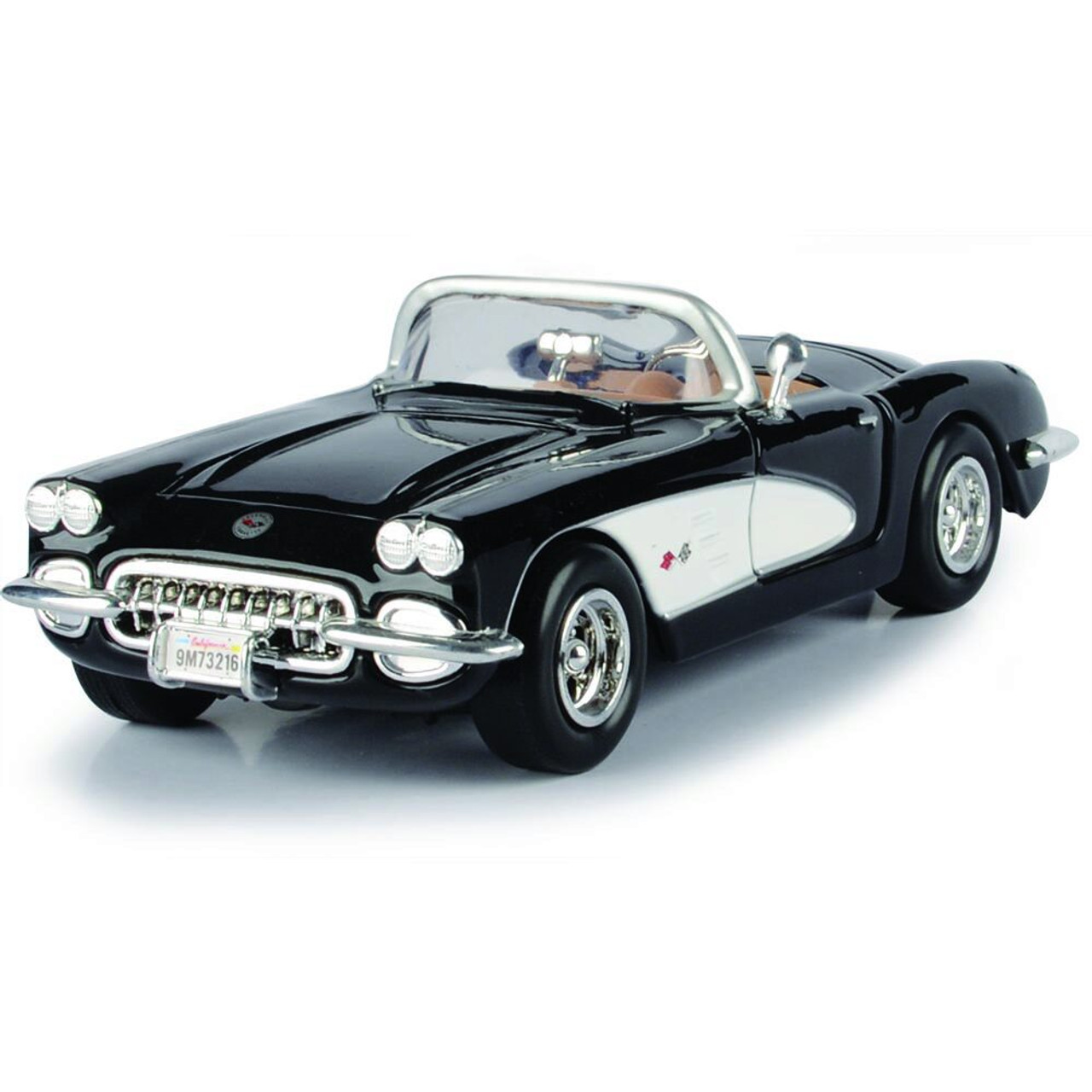 Autoart Crovette 1959 ブラック 1959 Corvette Black Diecast Model Car | Motormax