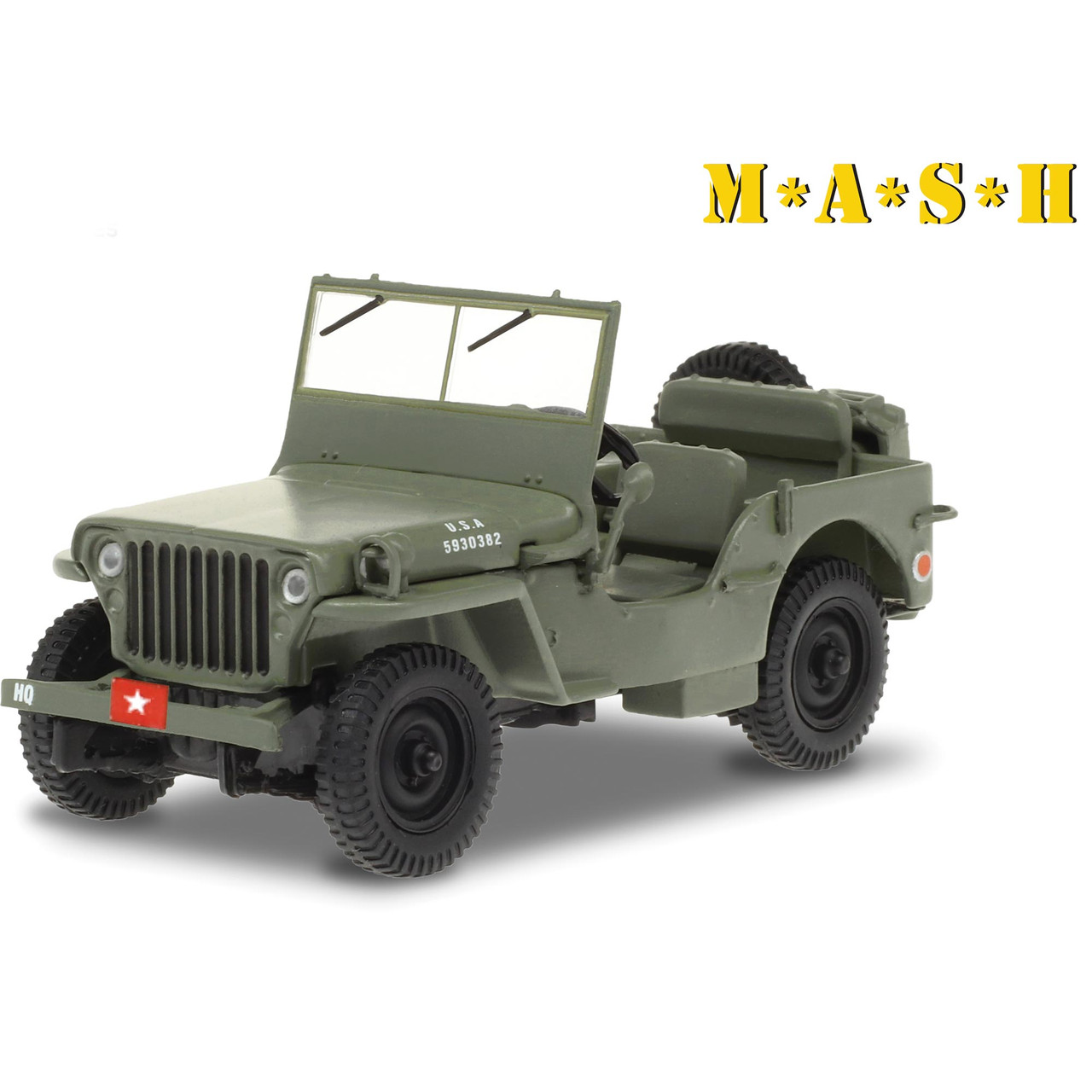 M*A*S*H 1942 Willys MB Jeep 143 Scale Diecast Model by