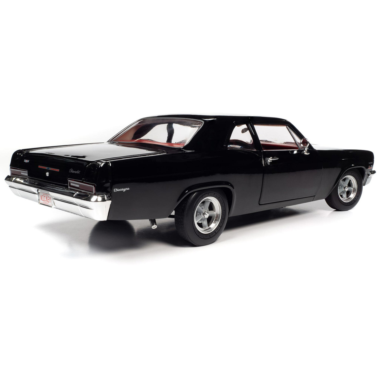 1966 Chevrolet Biscayne 2-Door Coupe NICKEY 1:18 Scale Diecast Replica  Model by American Muscle - Ertl