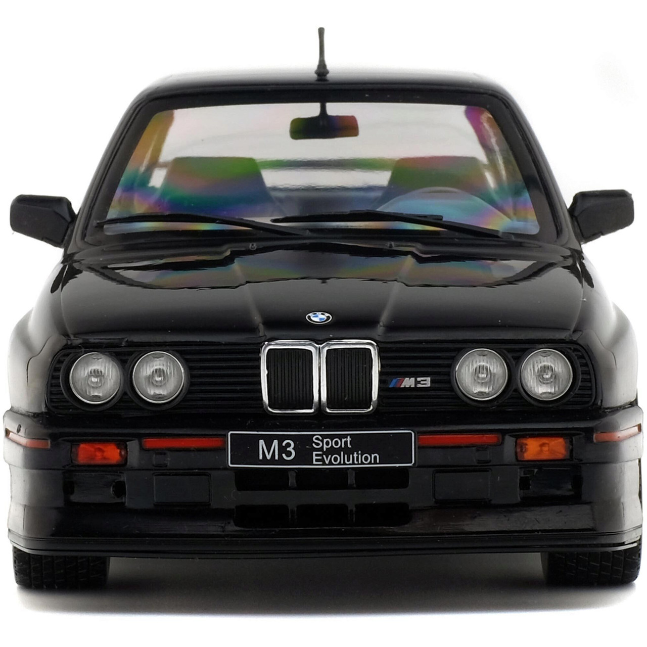 1/18  M3 Sport Evolution ミニカー ソリド 黒 1990 BMW E30 M3 Sport EVO Glanzschwarz Diecast Model Car | Solido
