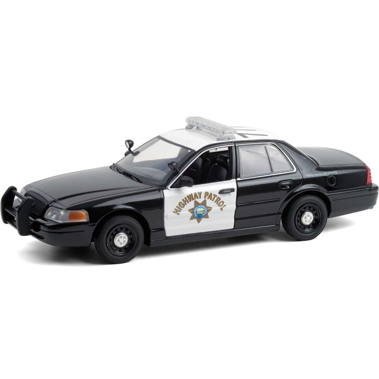 2008 Ford Crown Victoria Police Interceptor California Highway Patrol 1:24  Scale Diecast Model Car by Greenlight