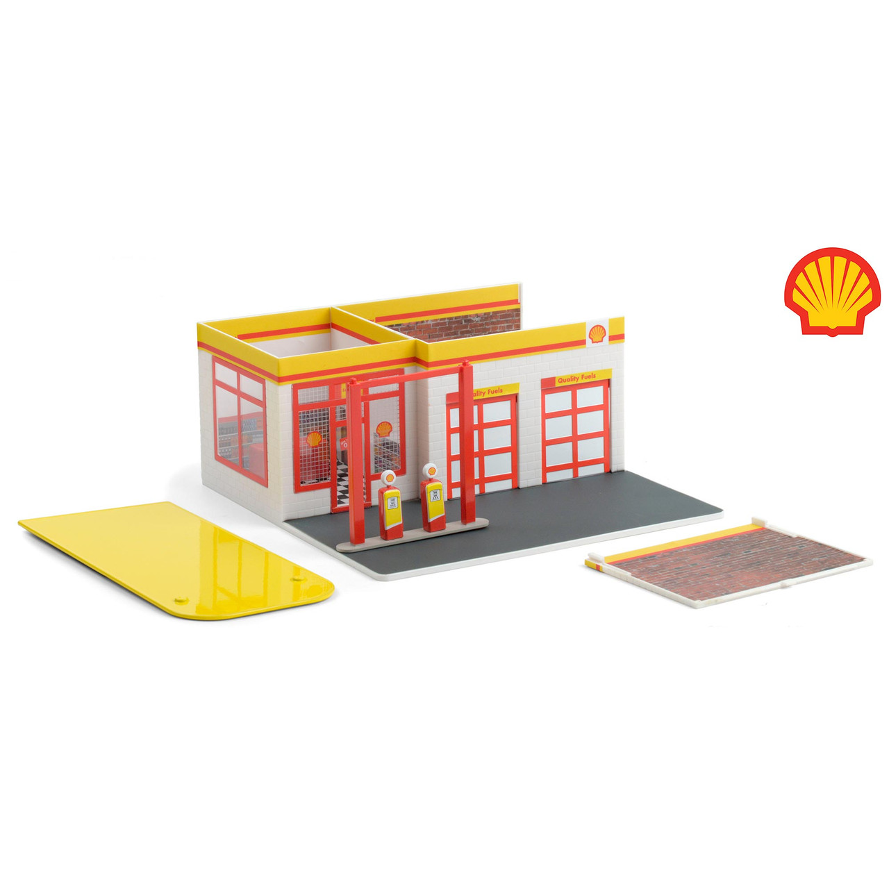 Vintage Shell Oil Gas Station Diecast Model | Greenlight