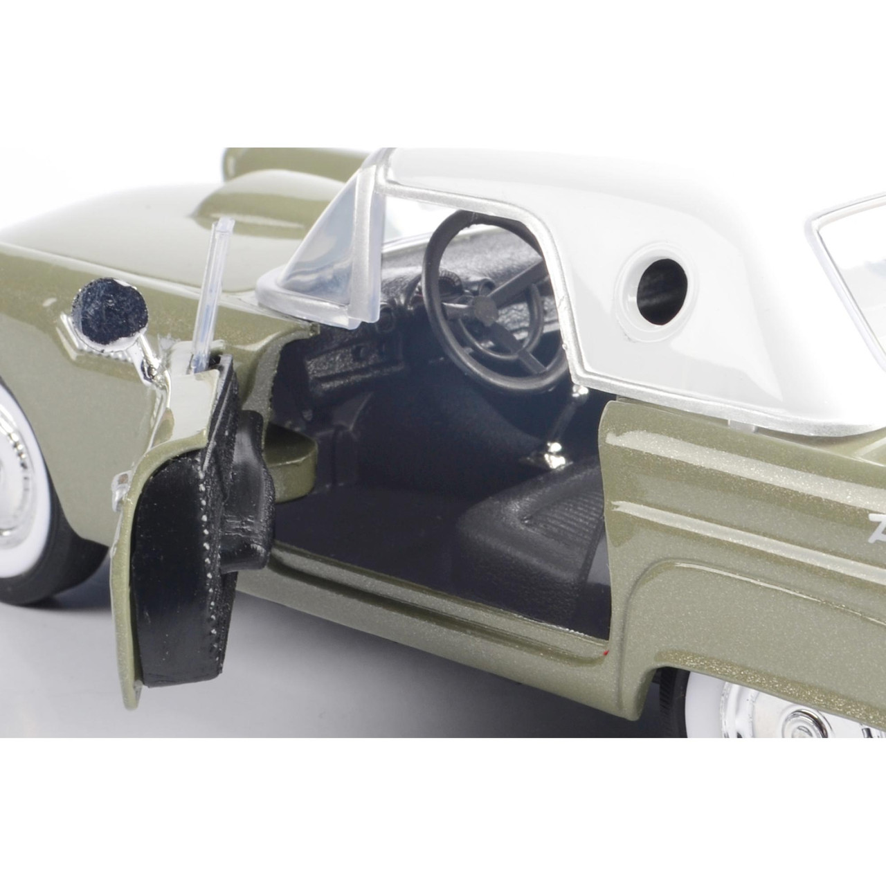 1956 Ford T-Bird (Hardtop)-Light Emerald Green w/ White Top | Motormax
