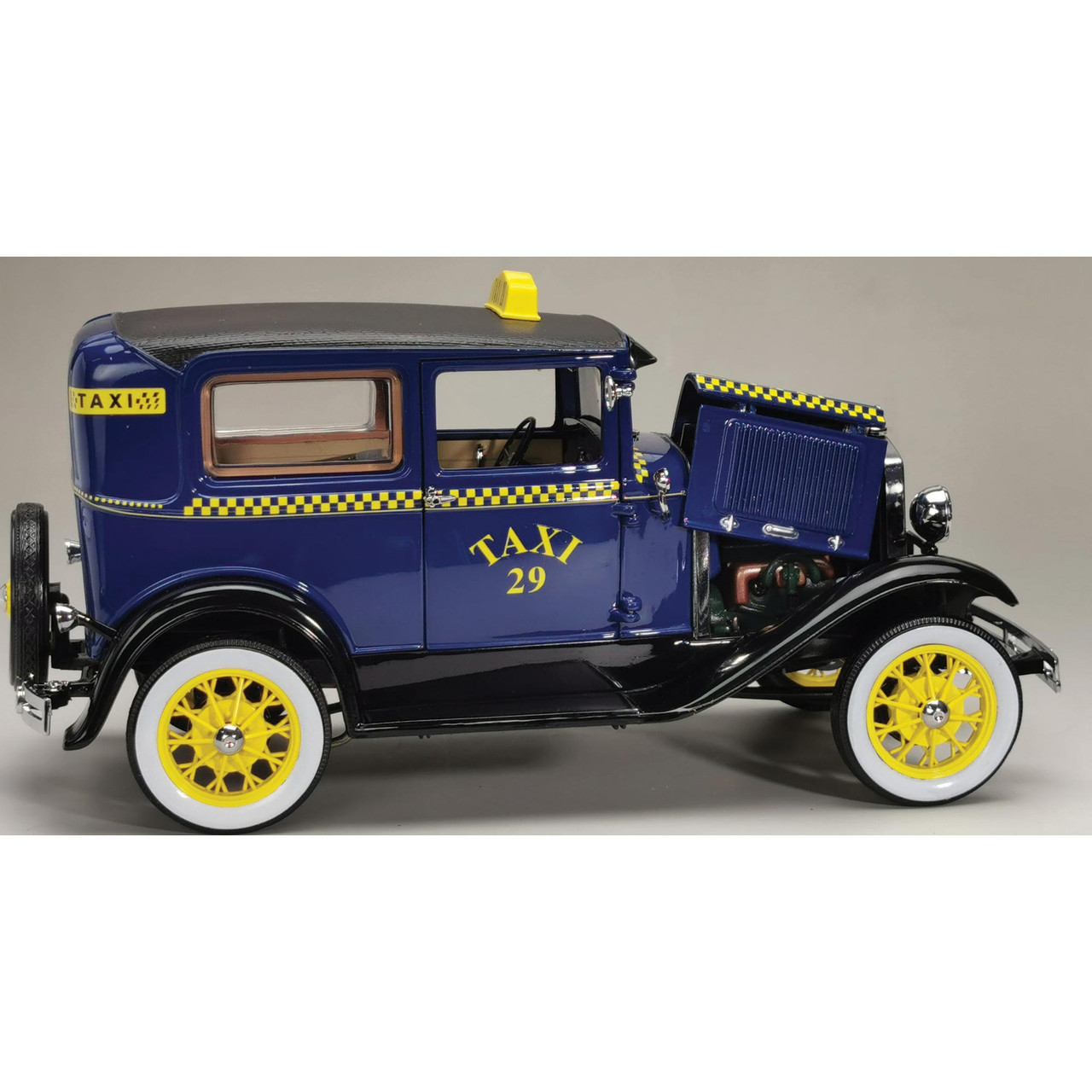 1931 Ford Model A Tudor Taxi Diecast Model Car | Sunstar