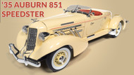 Stunning 1:18 Scale Diecast Auburn Boattail 851 Speedster by Auto World