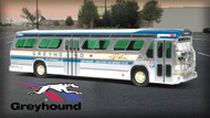 Diecast O Scale Greyhound World’s Fair GM New Look Fishbowl Bus by Iconic Replicas