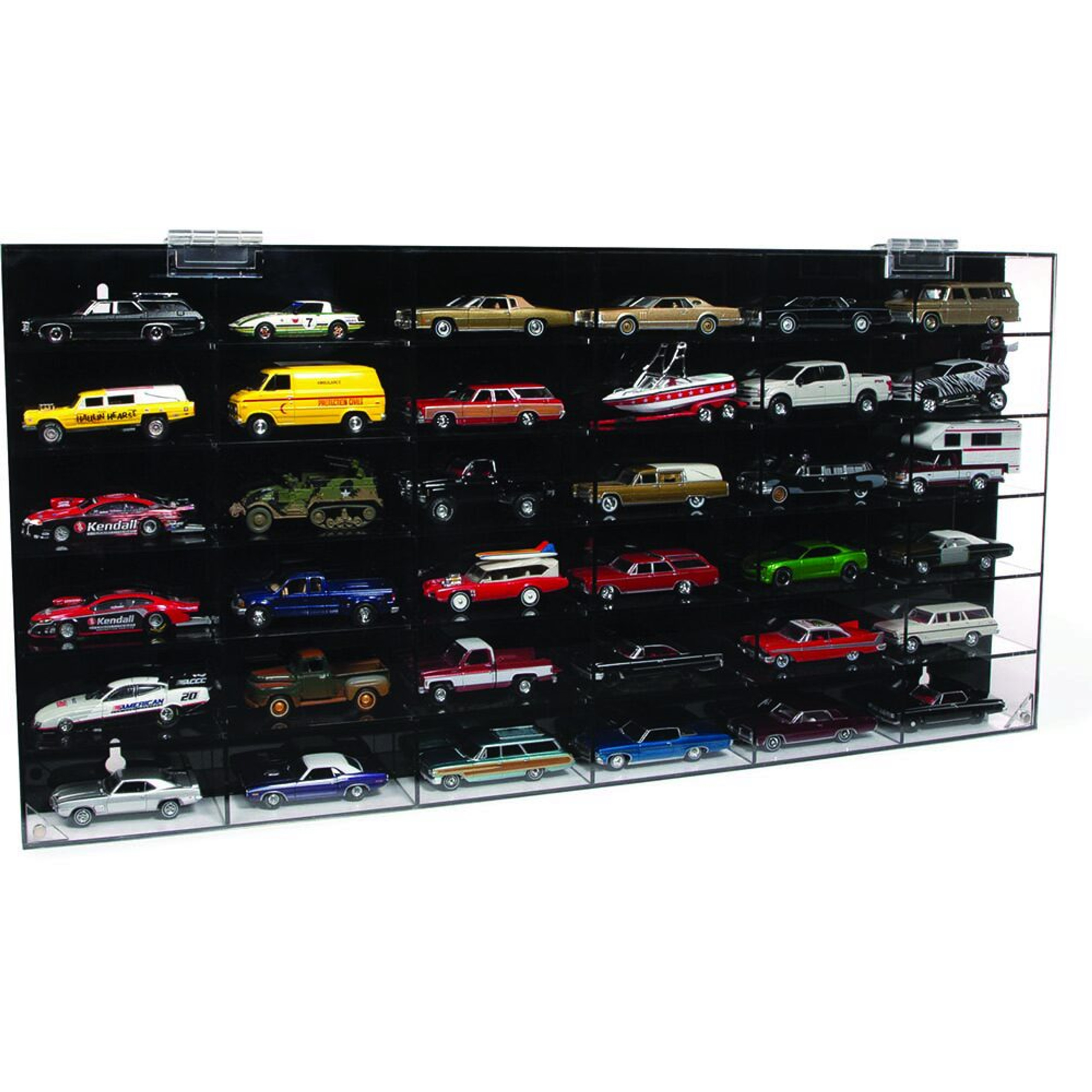 1:18 Scale Six Car Acrylic Display Case | Collector's Showcase