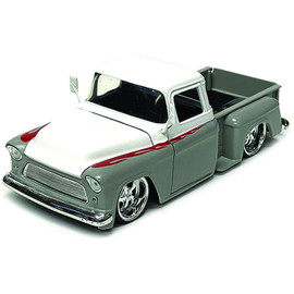 1955 Chevy Stepside Pickup - White & Gray Main  