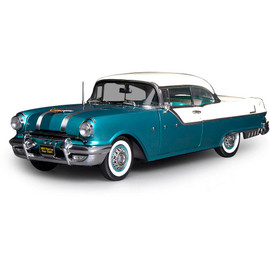 1955 Pontiac Star Chief - Green Valley & White Mist 1:18 Scale Diecast Model by Sunstar Main  