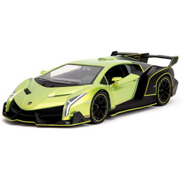 Lamborghini Veneno - Lime - Pink Slips 1:24 Scale Diecast Model by Jada Toys Main  