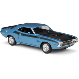 1970 Dodge Challenger T/A - Blue 1:24 Scale Diecast Model by Welly Main  