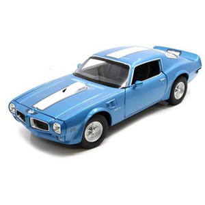 1972 Pontiac Firebird Trans-Am - Blue 1:24 Scale Diecast Model by Welly Main Image