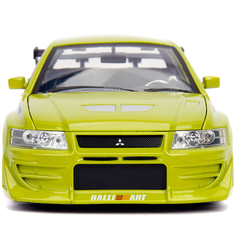 BRIAN's Mitsubishi Lancer EVO VII - Fast & Furious 1:24 Scale Diecast Model Car by Jada Toys Alt Image 7