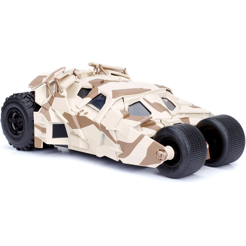2008 The Dark Knight Batmobile w/BATMAN Camo 1:24 Scale Diecast Model Car by Jada Toys Alt Image 3