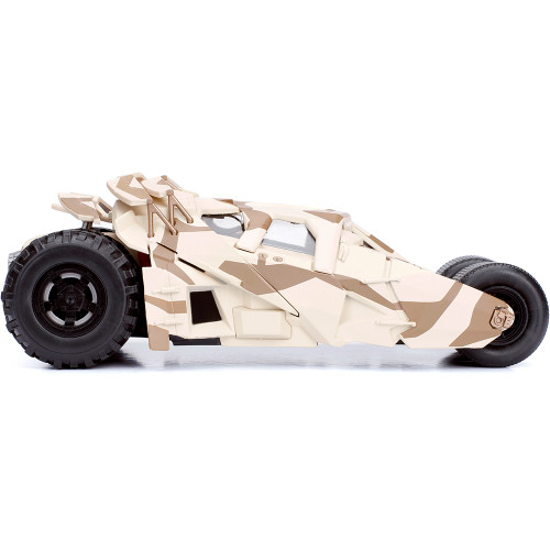 2008 The Dark Knight Batmobile w/BATMAN Camo 1:24 Scale Diecast Model Car by Jada Toys Alt Image 7
