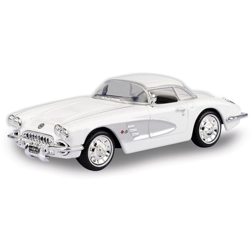 1958 Corvette white Diecast Model | Motormax