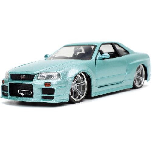 Fast & Furious Brian's Nissan Skyline GT-R (R34)) 1:24 Scale Diecast Model by Jada Toys Main Image