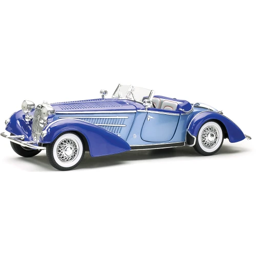 1939 Horch 855 Roadster - Blue 1:18 Scale Diecast Model Car by Sunstar Main Image