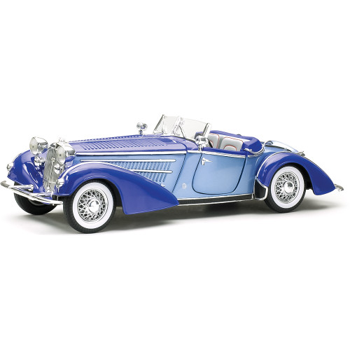 1939 Horch 855 Roadster - Blue 1:18 Scale Diecast Model Car by Sunstar Main Image