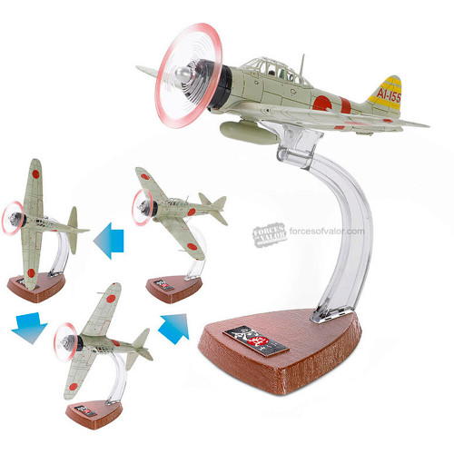 A6M2b Zero 1/72 Die Cast Model 2nd Squadron, 1st Section, IJN Carrier Akagi, Pearl Harbor Alt Image 7