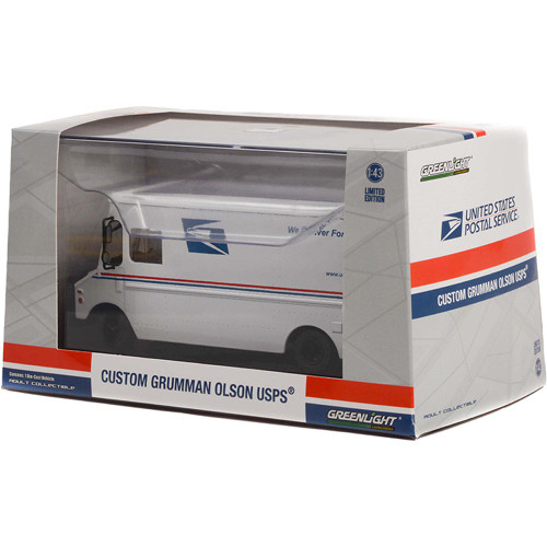 Grumman Olson - United States Postal Service (USPS) Delivery Truck 1:43 Scale Diecast Model by Greenlight Alt Image 2