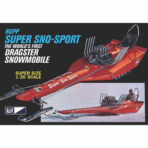 RUPP SUPER SNO-SPORT SNOW DRAGSTER 1:20 KIT 1:20 Scale Diecast Model by MPC Main Image