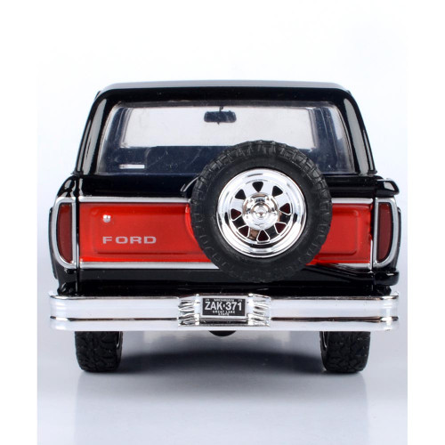 1978 Ford Bronco - Hard Top - Black & Red w/spare tire Alt Image 4