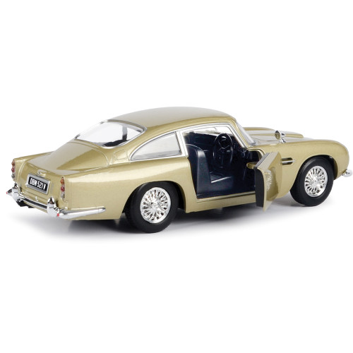 Aston Martin DB5 - Beige 1:24 Scale Diecast Model Car by Motormax Alt Image 1