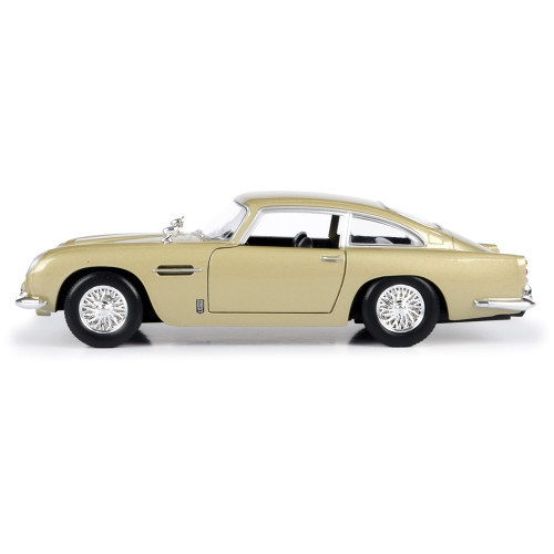Aston Martin DB5 - Beige 1:24 Scale Diecast Model Car by Motormax Alt Image 2