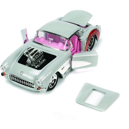 1957 Corvette w/Bugs Bunny Figure Hollywood Rides Alt Image 4