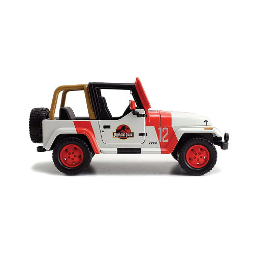 Jurassic World Jeep Wrangler 1:24 Scale Diecast Model Truck by Jada Toys Alt Image 1