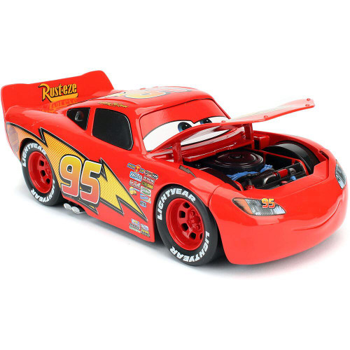 Pixar Cars Lightning McQueen with Tire Rack Alt Image 6