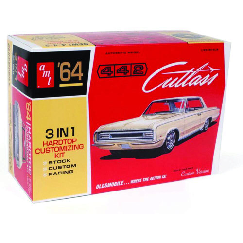 1964 OLD CUTLASS 442 HARDTOP1:25 KIT 1:25 Scale Diecast Model by AMT Main Image