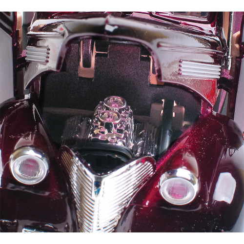 1939 Chevy Coupe - Burgundy 1:24 Scale Diecast Model by Motormax Alt Image 2