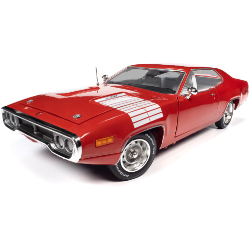 1972 Plymouth Road Runner (Class of 1972) - Rallye Red 1:18 Scale Diecast Model by American Muscle - Ertl Main Image