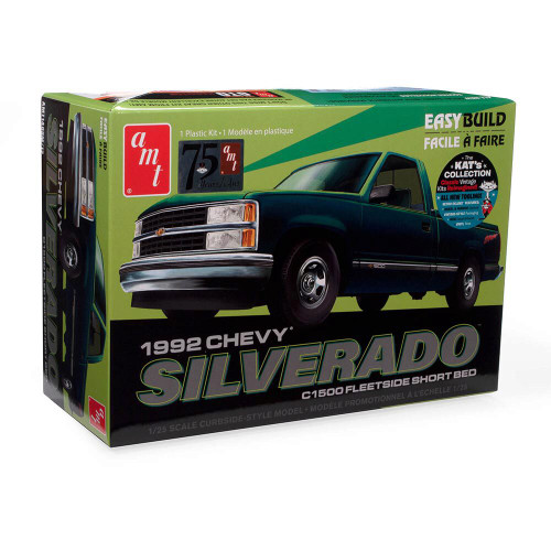 1992 Chevy Silverado Shortbed Fleetside 1/25 Kit 1:25 Scale Diecast Model by AMT Main Image